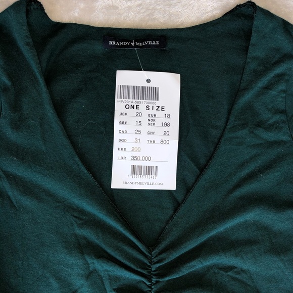 SOLD* Brandy Melville Long Sleeve Crop Top - Picture 3 of 3